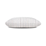 Elaine Smith Luxe Stripe Pebble White 22" x 22" Pillow