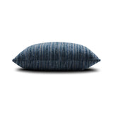 Elaine Smith Luxe Stripe Indigo Deep Blue 22"x22" Decorative Pillow