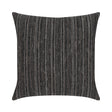 Elaine Smith Luxe Stripe Charcoal Gray 22" x 22" Pillow