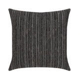 Elaine Smith Luxe Stripe Charcoal Gray 22" x 22" Pillow
