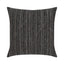 Elaine Smith Luxe Stripe Charcoal Gray 22" x 22" Pillow