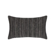 Elaine Smith Luxe Stripe Charcoal Gray 12" x 20" Pillow