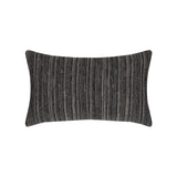 Elaine Smith Luxe Stripe Charcoal Gray 12" x 20" Pillow