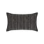 Elaine Smith Luxe Stripe Charcoal Gray 12" x 20" Pillow