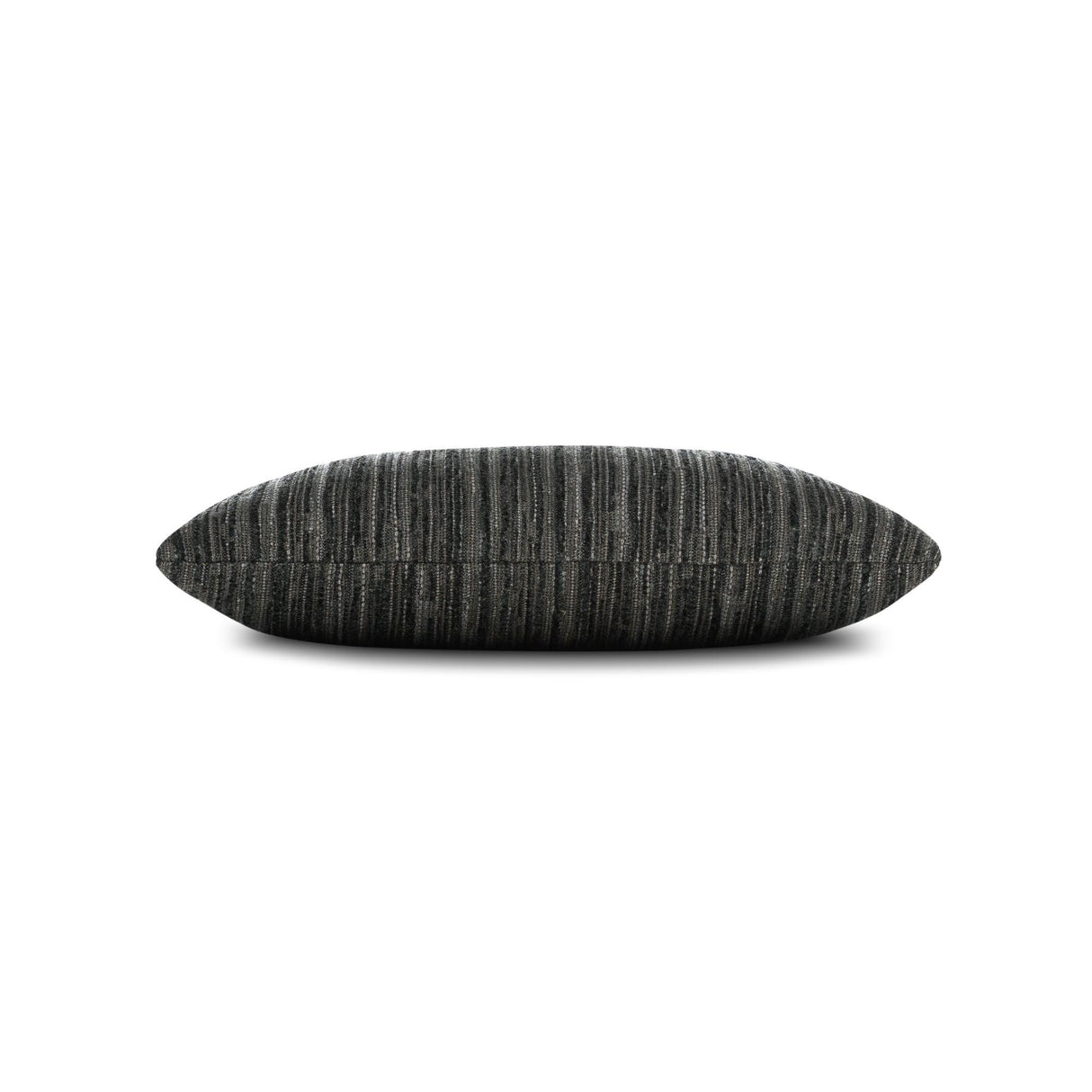 Elaine Smith Luxe Stripe Charcoal Black 12"x20" Decorative Pillow