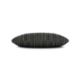 Elaine Smith Luxe Stripe Charcoal Black 12"x20" Decorative Pillow