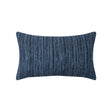 Elaine Smith Luxe Stripe Indigo Blue 12" x 20" Pillow