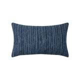 Elaine Smith Luxe Stripe Indigo Blue 12" x 20" Pillow