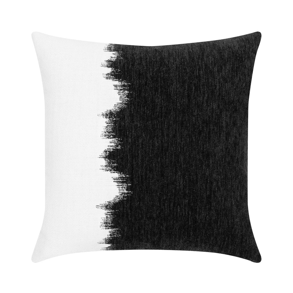 Elaine Smith Transition Charcoal Black 22" x 22" Pillow