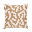 Elaine Smith Fascination Caramel Brown 22" x 22" Pillow