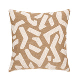 Elaine Smith Fascination Caramel Brown 22" x 22" Pillow