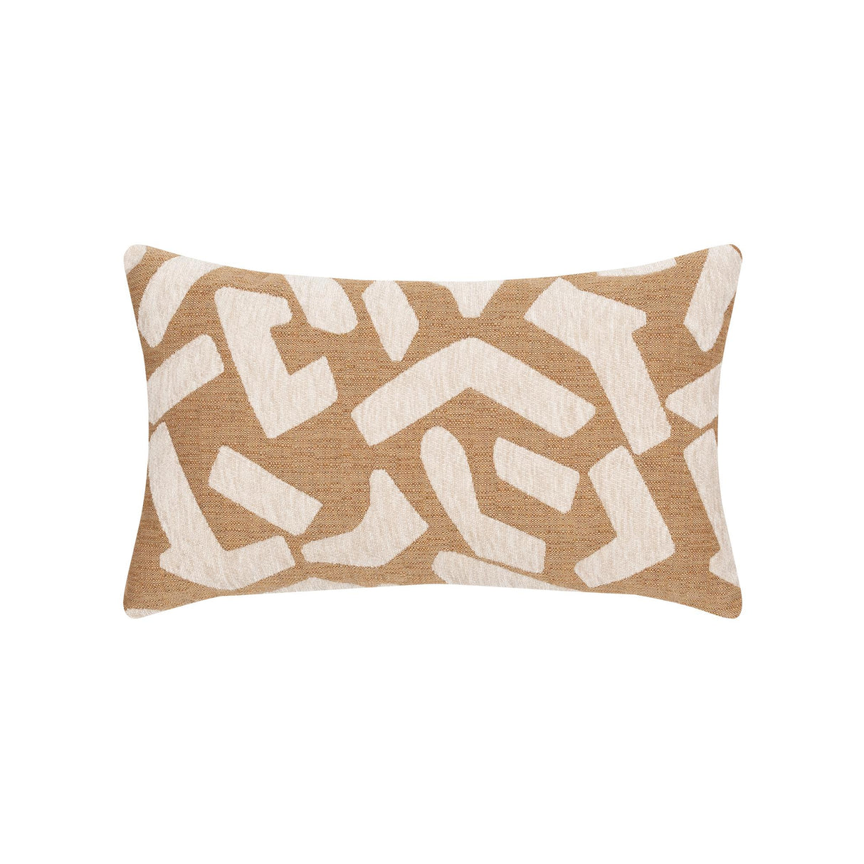 Elaine Smith Fascination Caramel Brown 12" x 20" Pillow