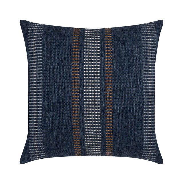 Elaine Smith Journey Indigo Blue 22" x 22" Pillow