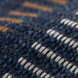 Elaine Smith Journey Indigo Deep Blue 22"x22" Decorative Pillow