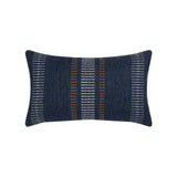 Elaine Smith Journey Indigo Blue 12" x 20" Pillow