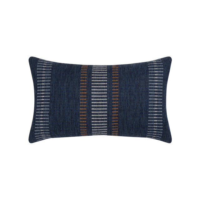 Elaine Smith Journey Indigo Blue 12" x 20" Pillow