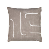 Elaine Smith Instinct Taupe Brown 20" x 20" Pillow