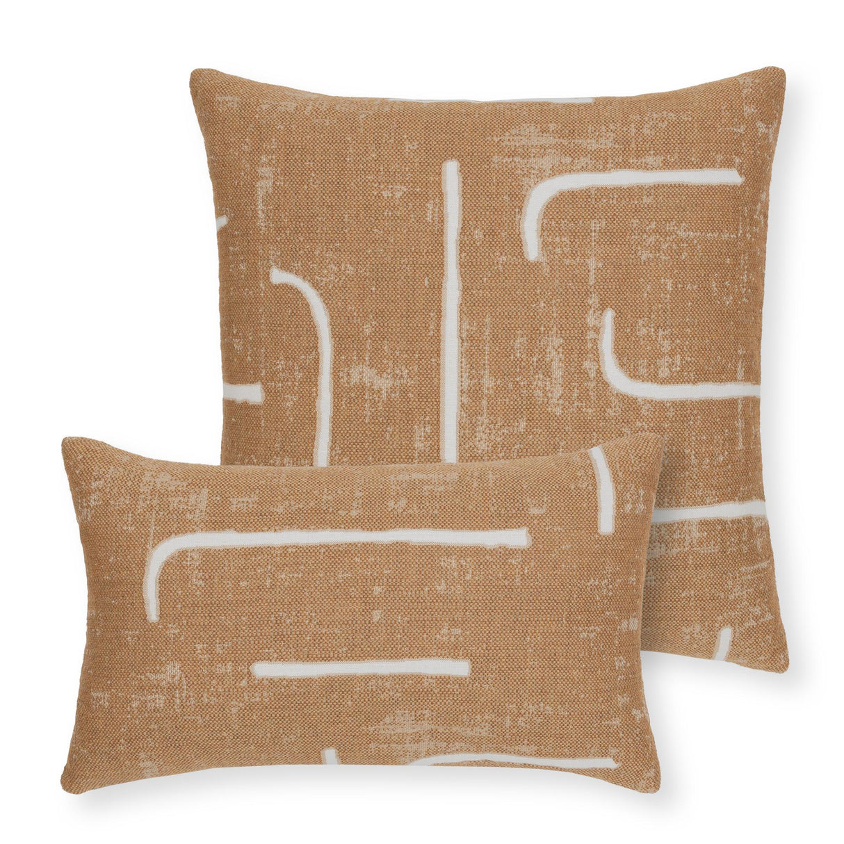 Elaine Smith Instinct Caramel Brown 12" x 20" Pillow