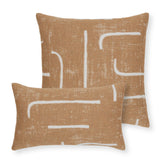 Elaine Smith Instinct Caramel Brown 12" x 20" Pillow