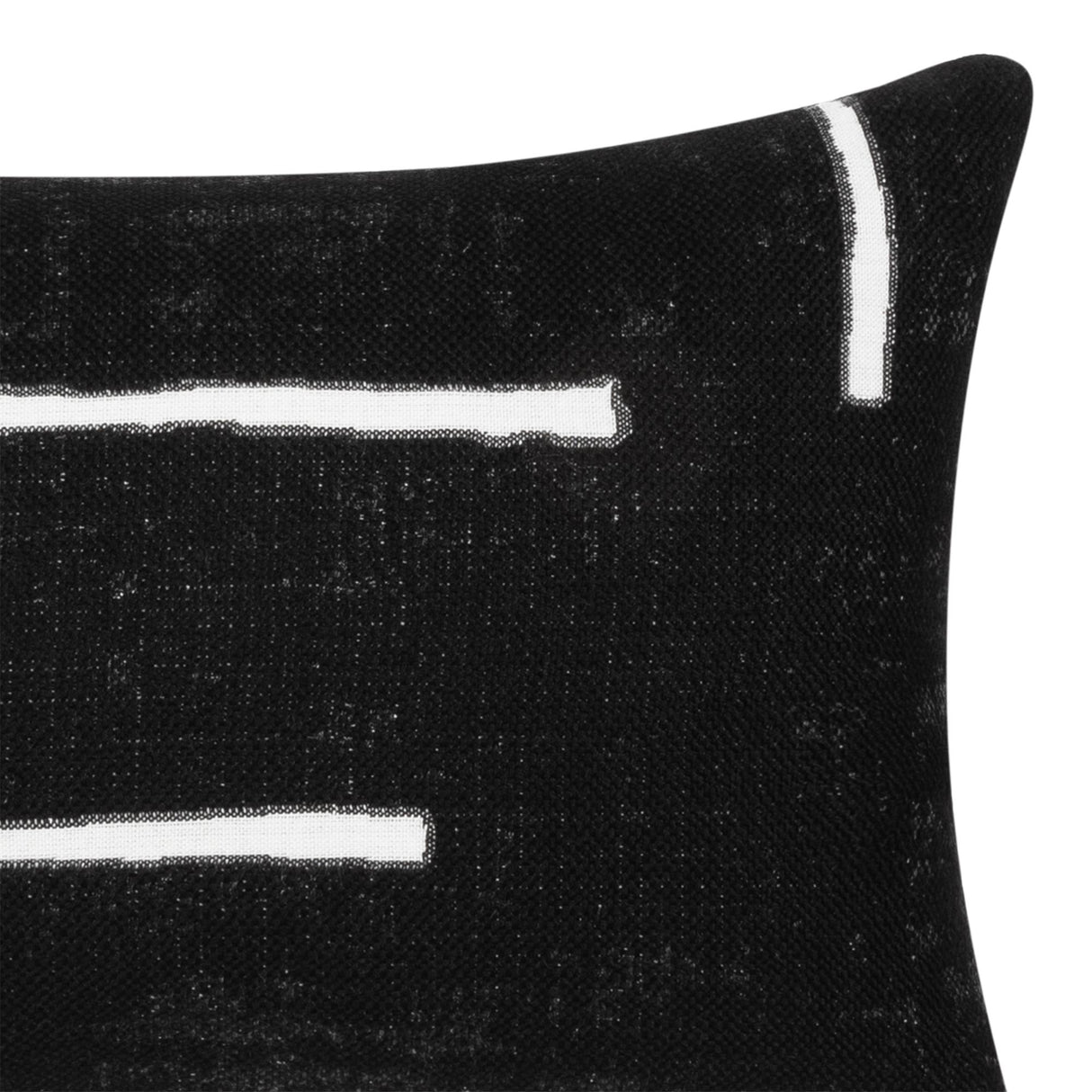 Elaine Smith Instinct Ebony Black 12" x 20" Pillow