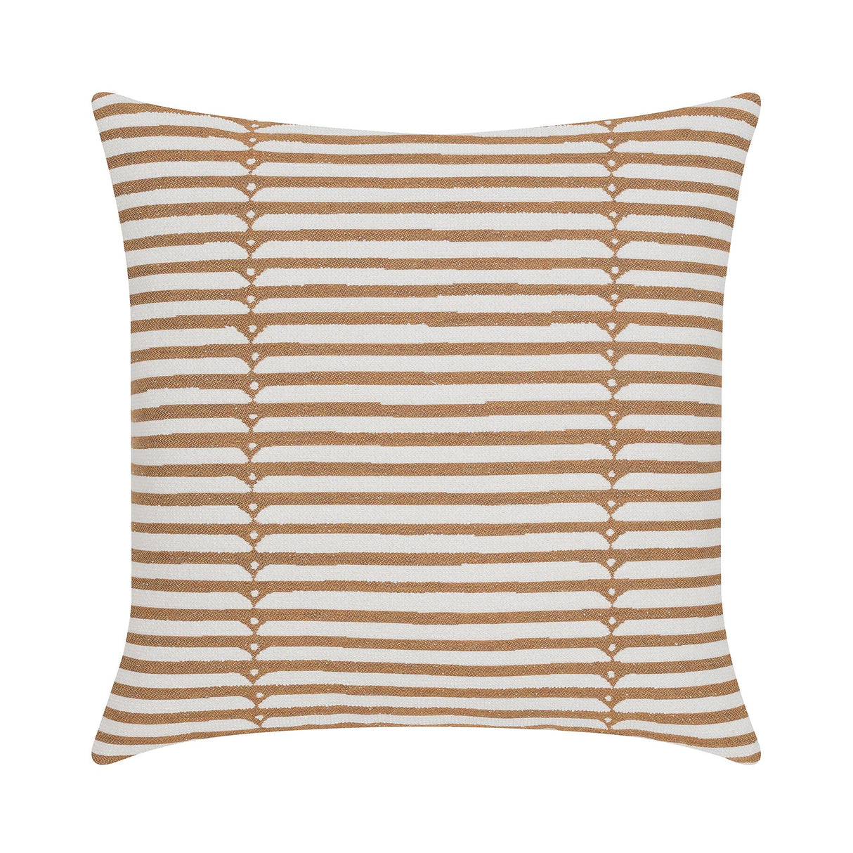 Elaine Smith Sincerity Caramel Brown 22" x 22" Pillow