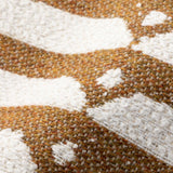 Elaine Smith Sincerity Caramel Brown 22"x22" Decorative Pillow