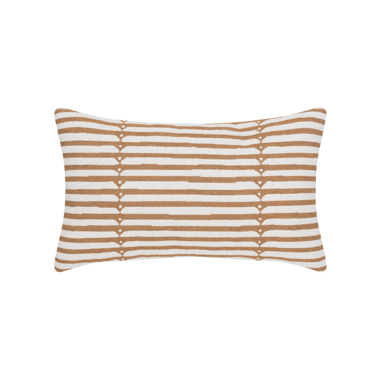Elaine Smith Sincerity Caramel Brown 12" x 20" Pillow