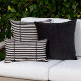Elaine Smith Sincerity Ebony Black 12"x20" Decorative Pillow