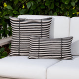 Elaine Smith Sincerity Ebony Black 12"x20" Decorative Pillow