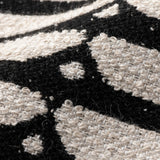 Elaine Smith Sincerity Ebony Black 12"x20" Decorative Pillow