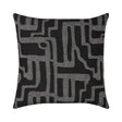 Elaine Smith Noble Charcoal Black 22" x 22" Pillow
