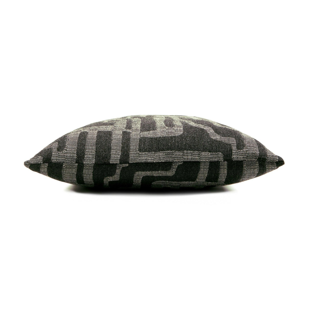 Elaine Smith Noble Charcoal Black 22"x22" Decorative Pillow