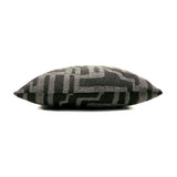 Elaine Smith Noble Charcoal Black 22"x22" Decorative Pillow