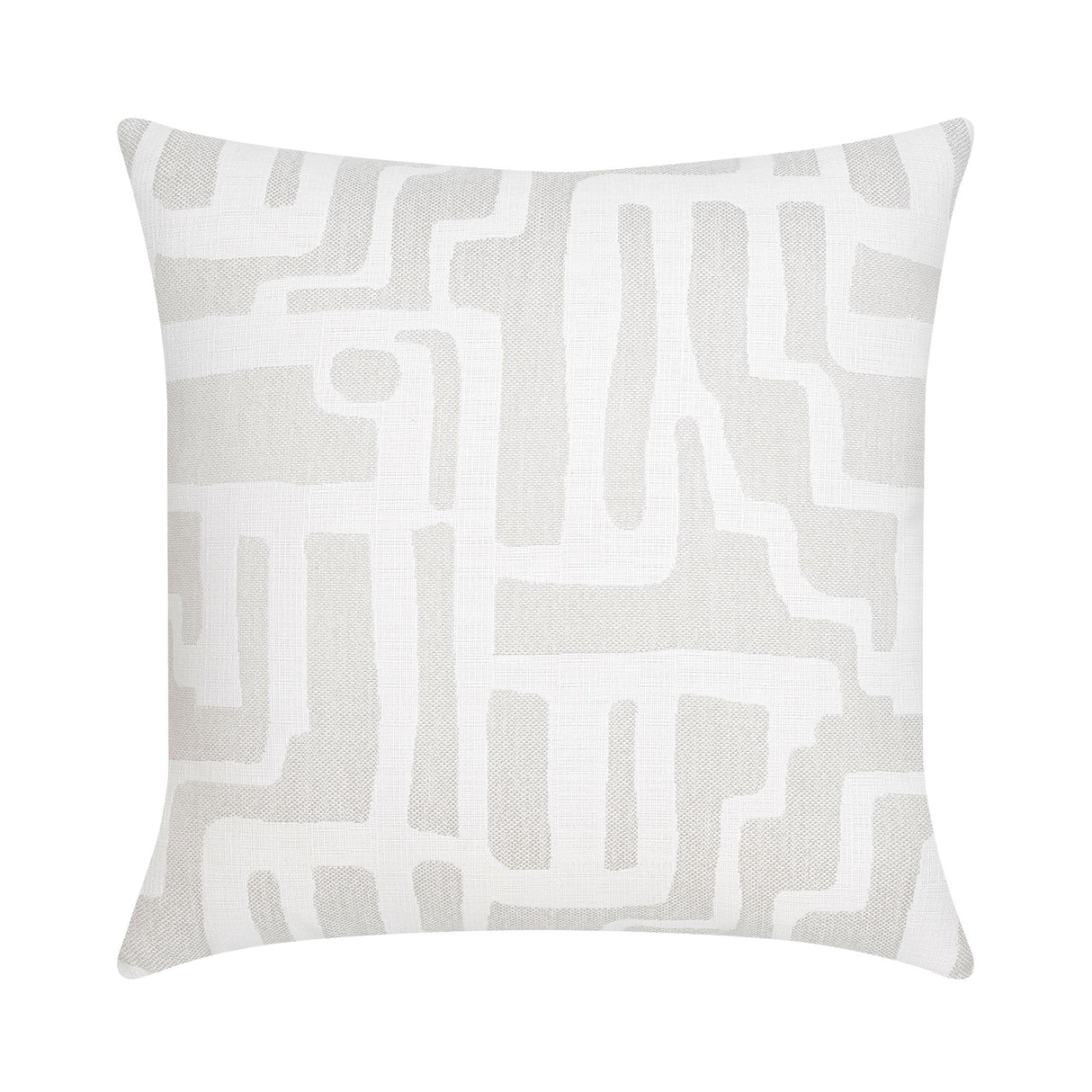 Elaine Smith Noble Alabaster White 22" x 22" Pillow