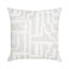 Elaine Smith Noble Alabaster White 22" x 22" Pillow