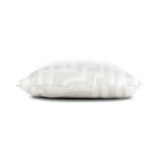 Elaine Smith Noble Alabaster White 22"x22" Decorative Pillow