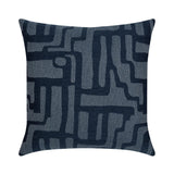Elaine Smith Noble Indigo Blue 22" x 22" Pillow
