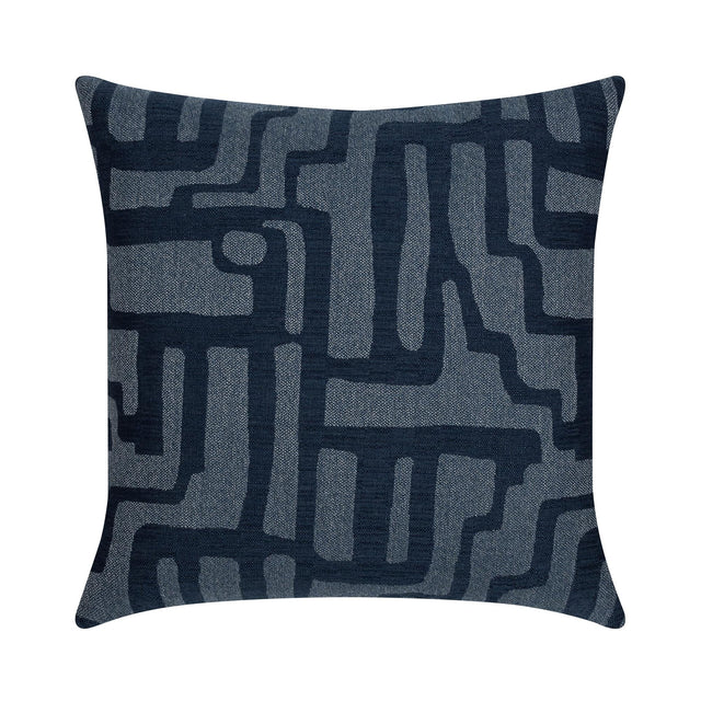 Elaine Smith Noble Indigo Blue 22" x 22" Pillow