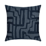 Elaine Smith Noble Indigo Blue 22" x 22" Pillow