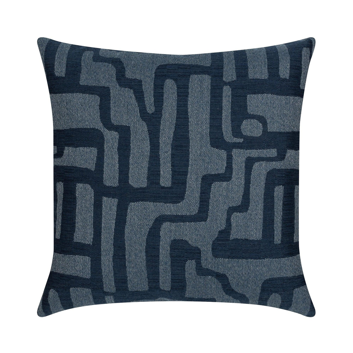 Elaine Smith Noble Indigo Deep Blue 22"x22" Decorative Pillow