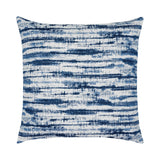 Elaine Smith Linear Indigo Blue 22" x 22" Pillow
