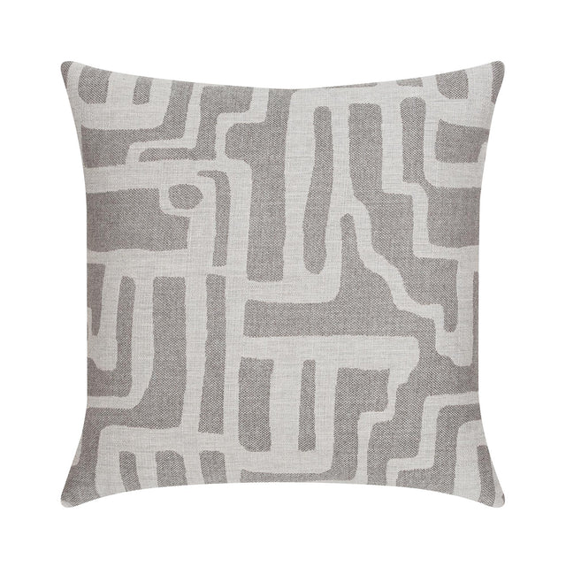 Elaine Smith Noble Pewter Gray 22" x 22" Pillow