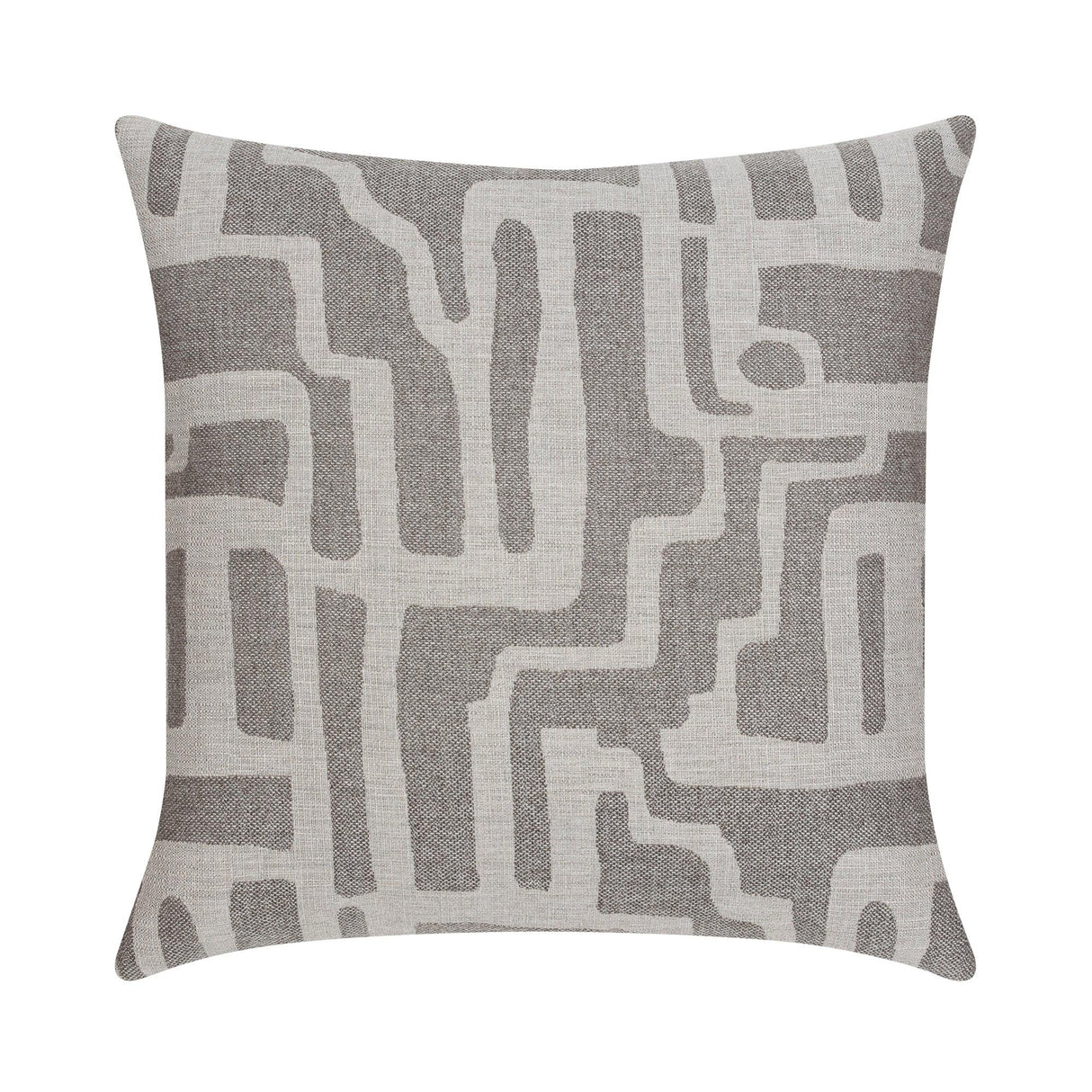 Elaine Smith Noble Pewter Gray 22"x22" Decorative Pillow