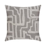 Elaine Smith Noble Pewter Gray 22"x22" Decorative Pillow
