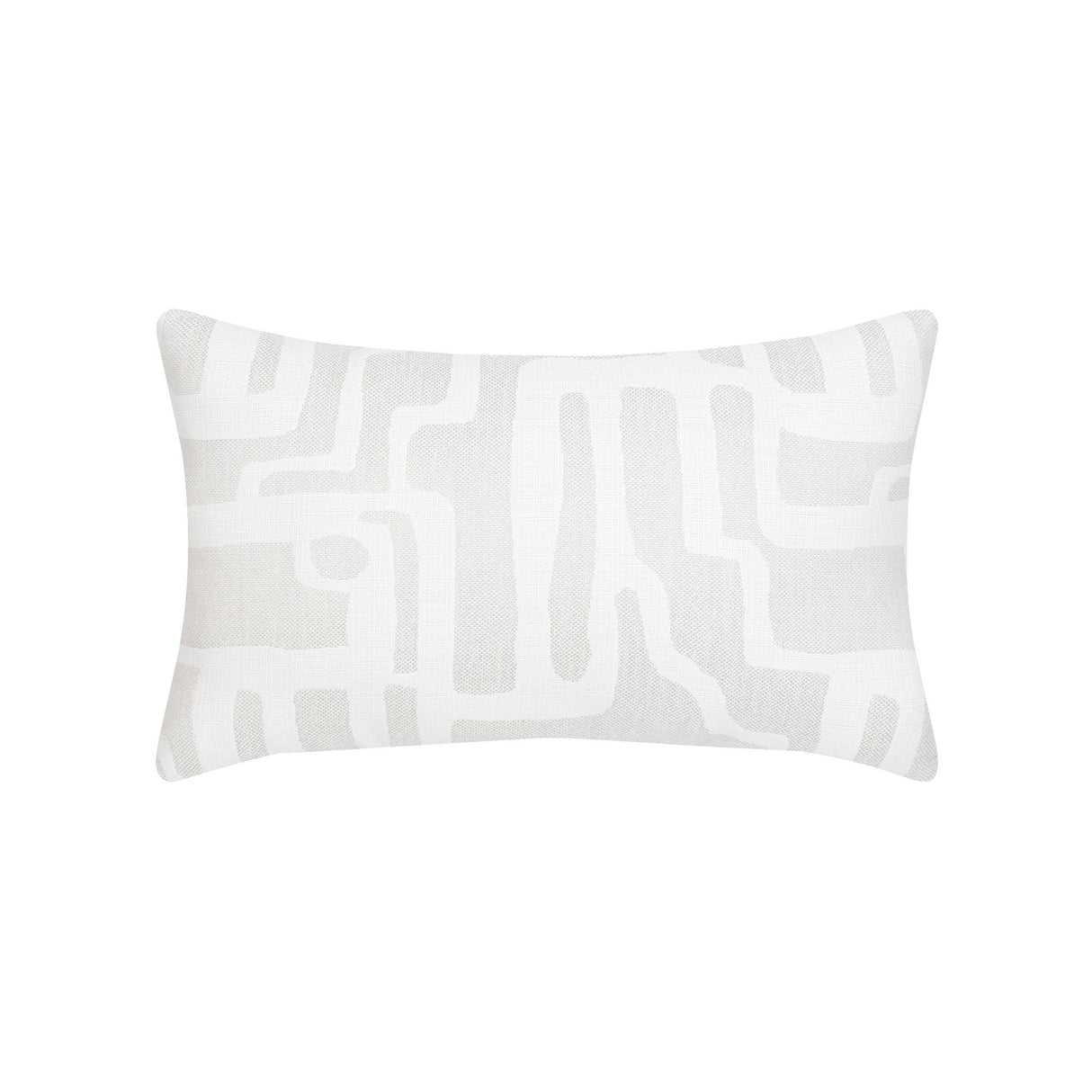 Elaine Smith Noble Alabaster White 12" x 20" Pillow