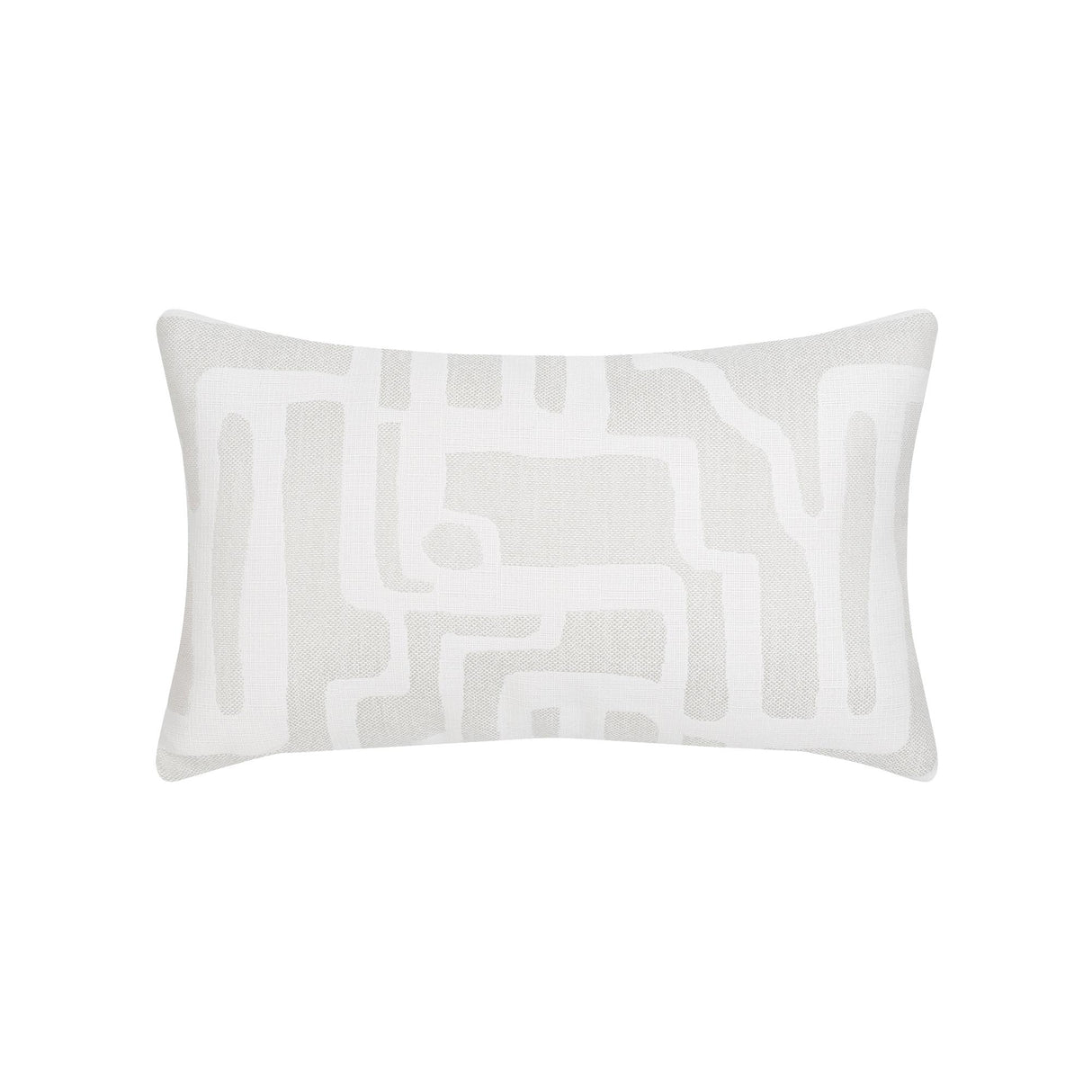 Elaine Smith Noble Alabaster White 12" x 20" Pillow