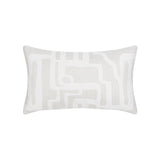 Elaine Smith Noble Alabaster White 12" x 20" Pillow