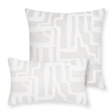 Elaine Smith Noble Alabaster White 12" x 20" Pillow