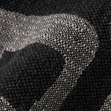 Elaine Smith Noble Charcoal Black 12"x20" Decorative Pillow