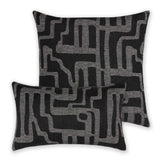 Elaine Smith Noble Charcoal Black 12" x 20" Pillow
